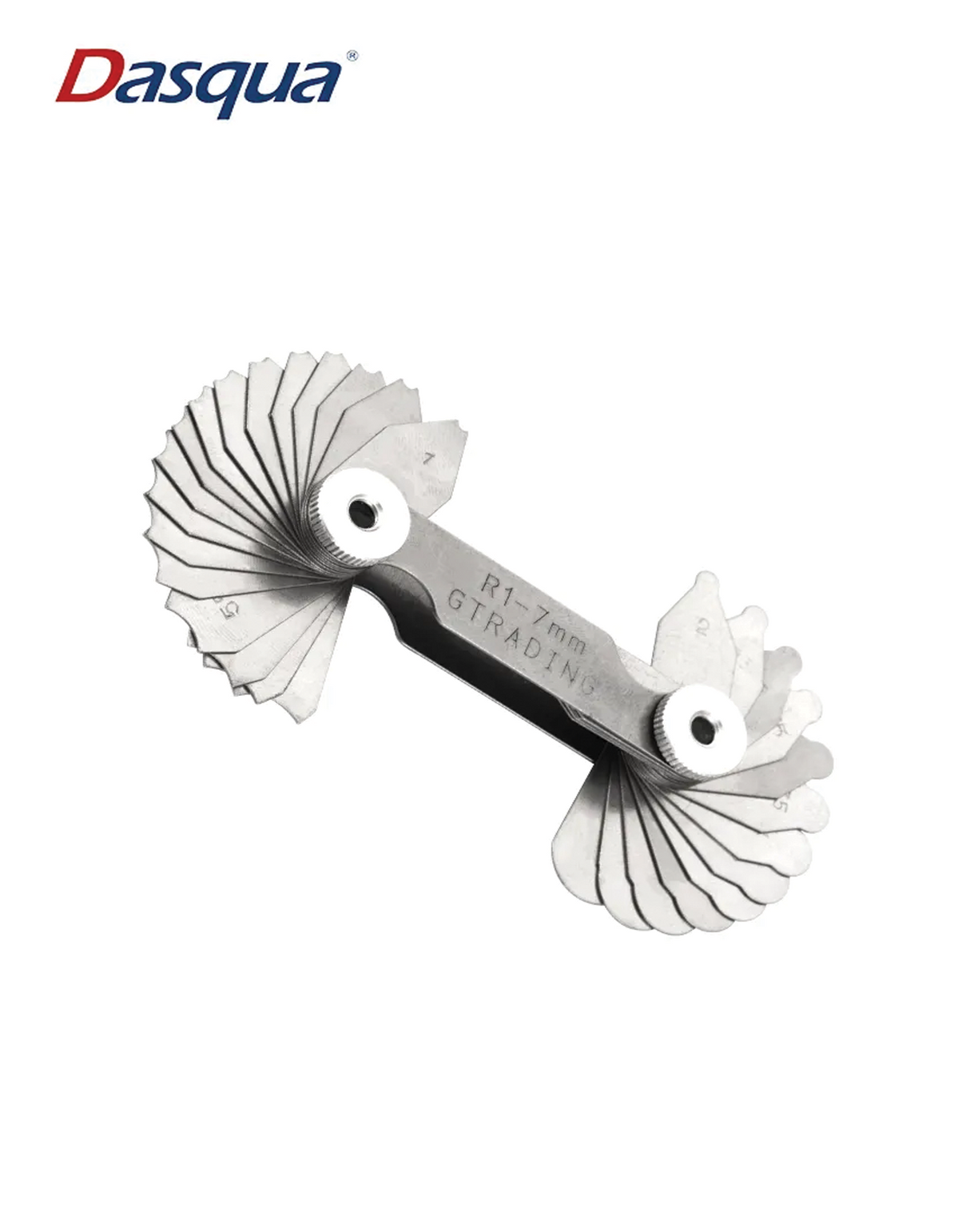 Dasqua 1-7mm Radius Gauge