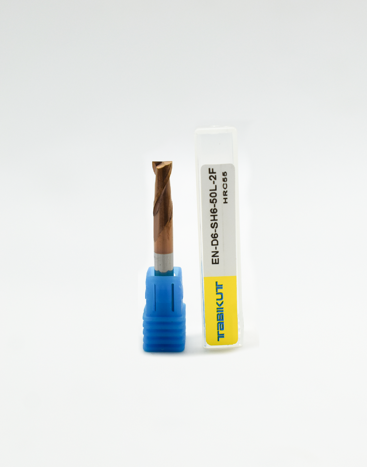 6mm 2-flute carbide end mill 45 HRC	