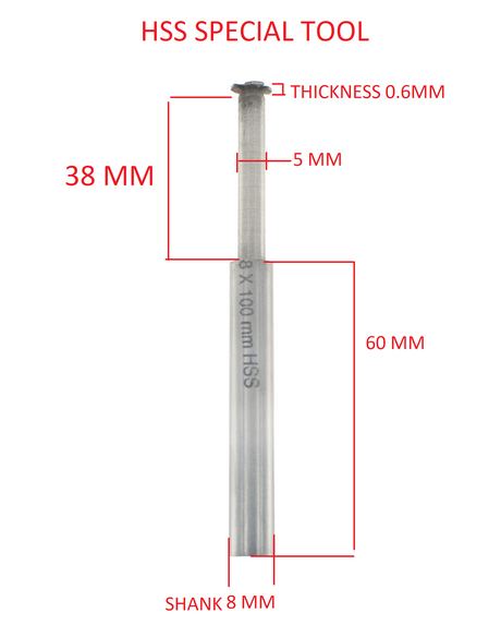 HSS T-slot cutter