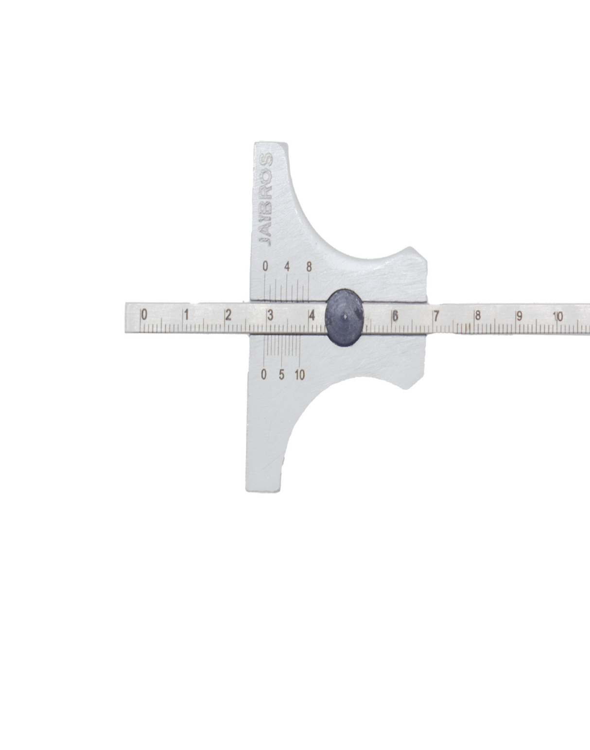 Jaibros 6 inch vernier depth gauge stainless steel white finish