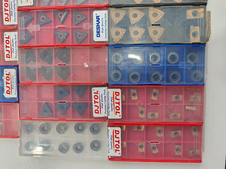 Assorted carbide inserts