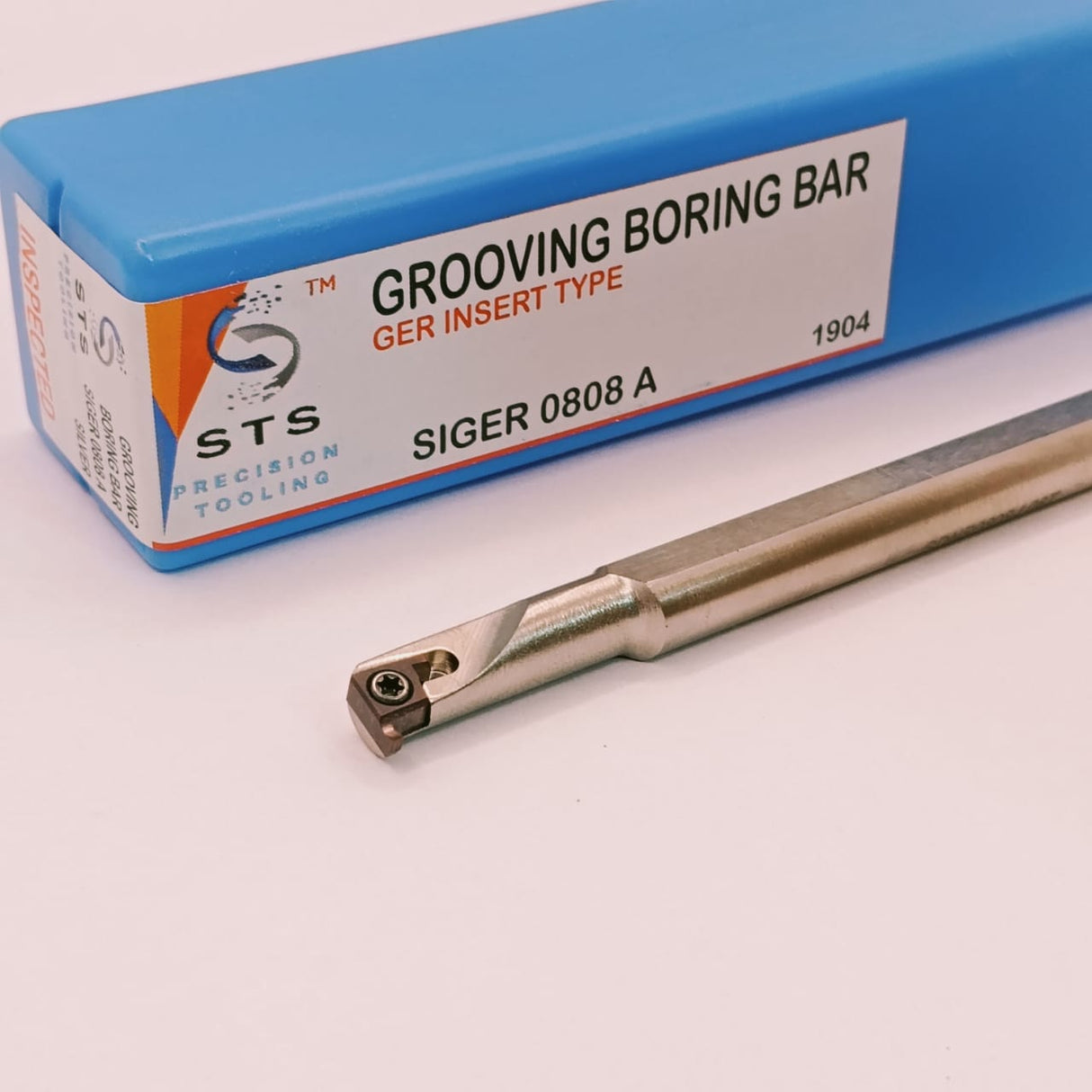 SIGER 0808-A (SILVER)  ALLOY STEEL GROOVING BORING BAR