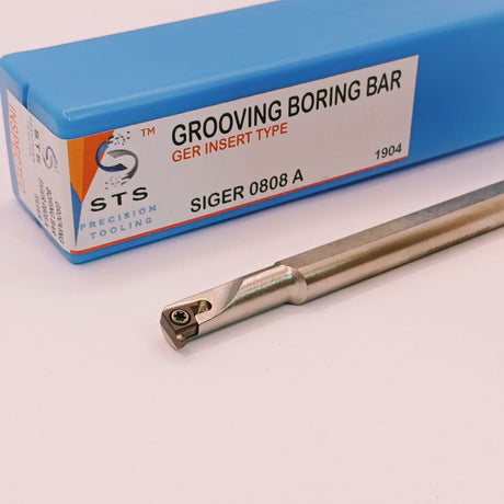 SIGER 0808-A (SILVER)  ALLOY STEEL GROOVING BORING BAR