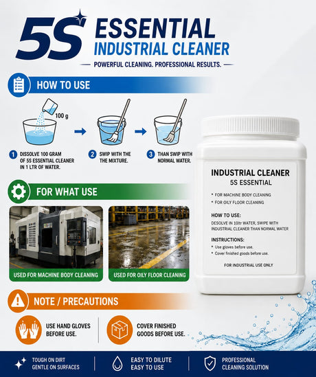 5S Essential Industrial Cleaner Liquid