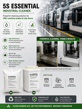 5S industrial cleaner infographic