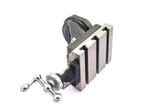 Compact swivel mechanism featured in Milling Vertical slide