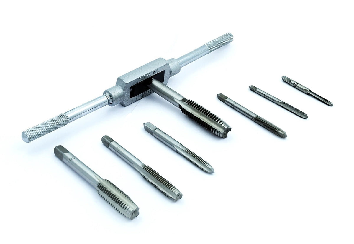 Metal tap and wrench set