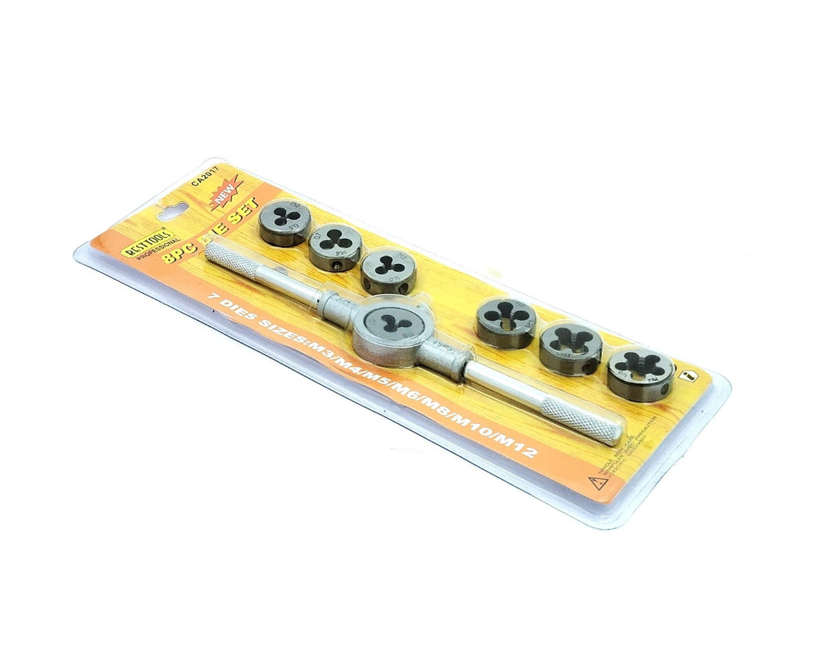 Thread cutting die set packaging