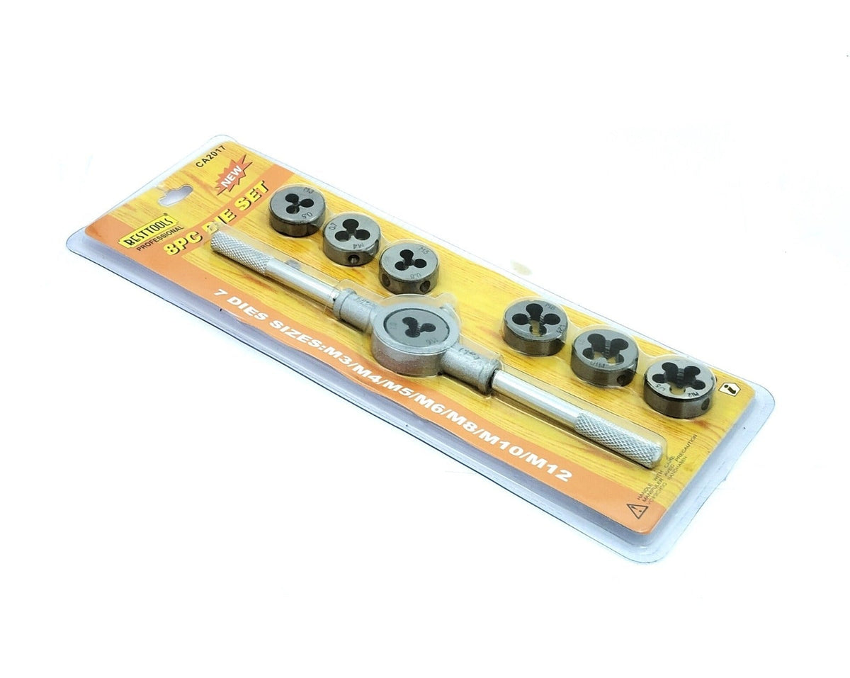 Thread cutting die set packaging