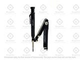 Buyohlic Aluminum Alloy Carpenter Pencil with Deep Hole Marker, Multi Function Construction Marking Tool for Woodworking & Carpentry Scribing