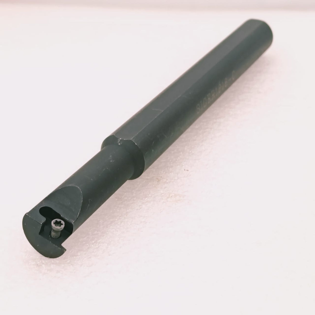 Black cylindrical metal tool
