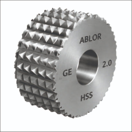 Metal knurling wheel tool part