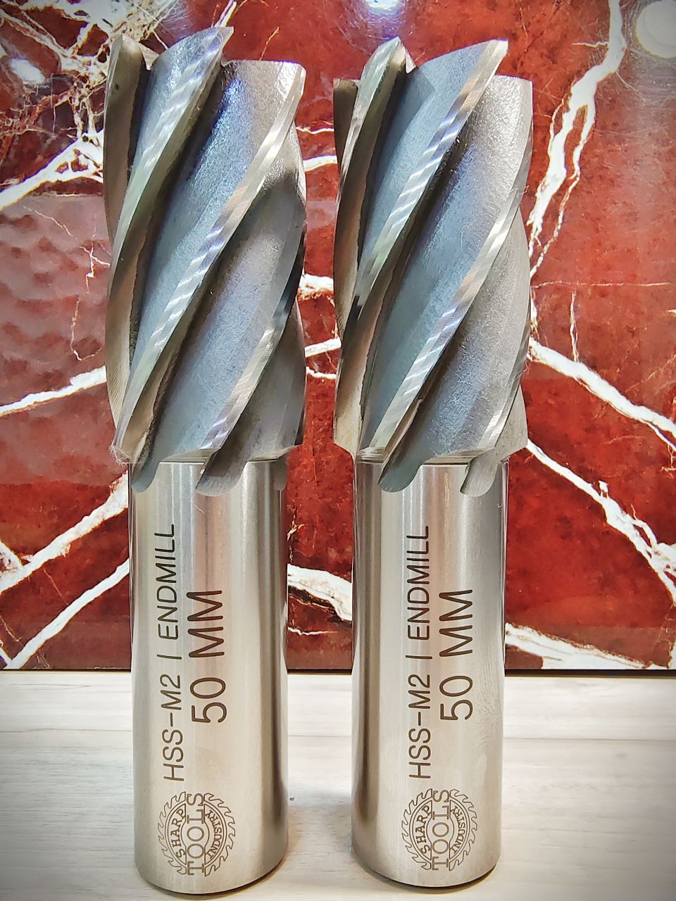 Sharp Tools 50mm HSS-M2 endmills