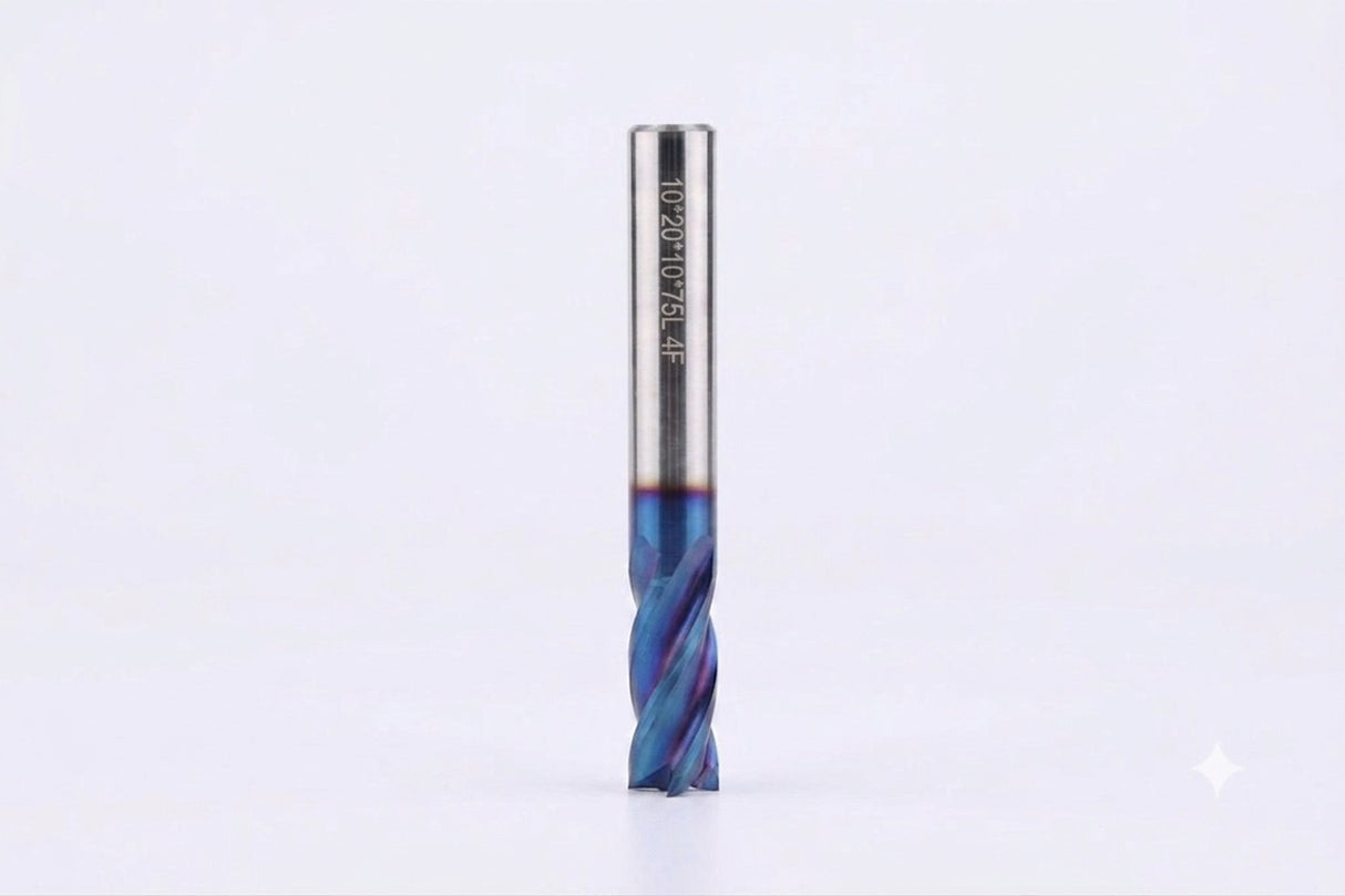 1 to 6mm CARBIDE 4F SQ. ENDMILL (65 HRC) Pack of 2