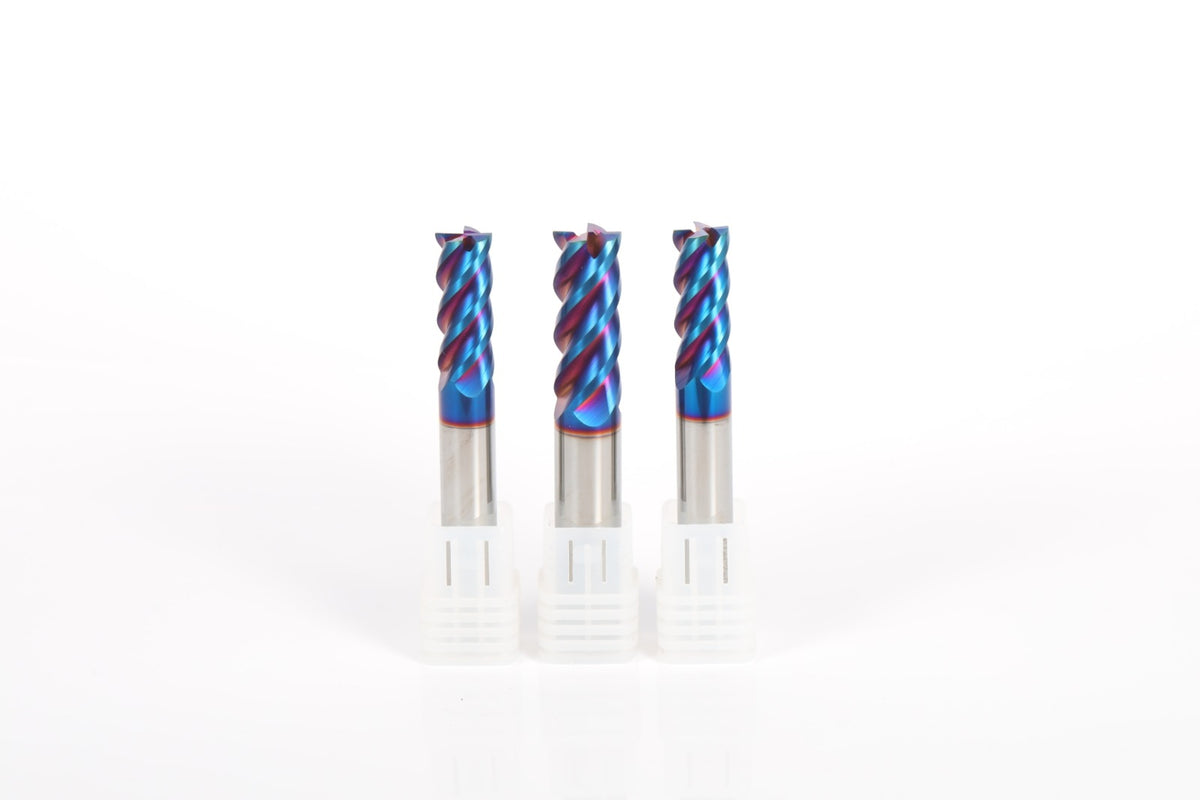 1 to 6mm CARBIDE 4F SQ. ENDMILL (65 HRC) Pack of 2