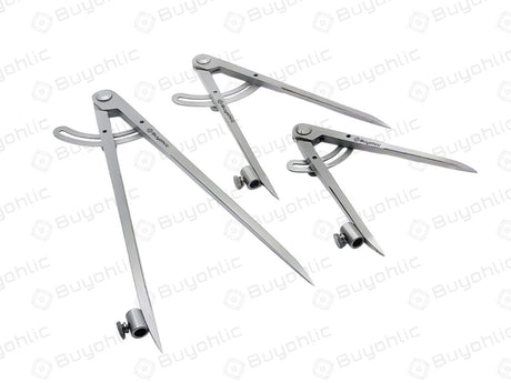 Three metal wing dividers