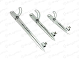 Three metal wing dividers