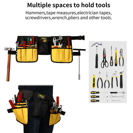 Tool belt with tools