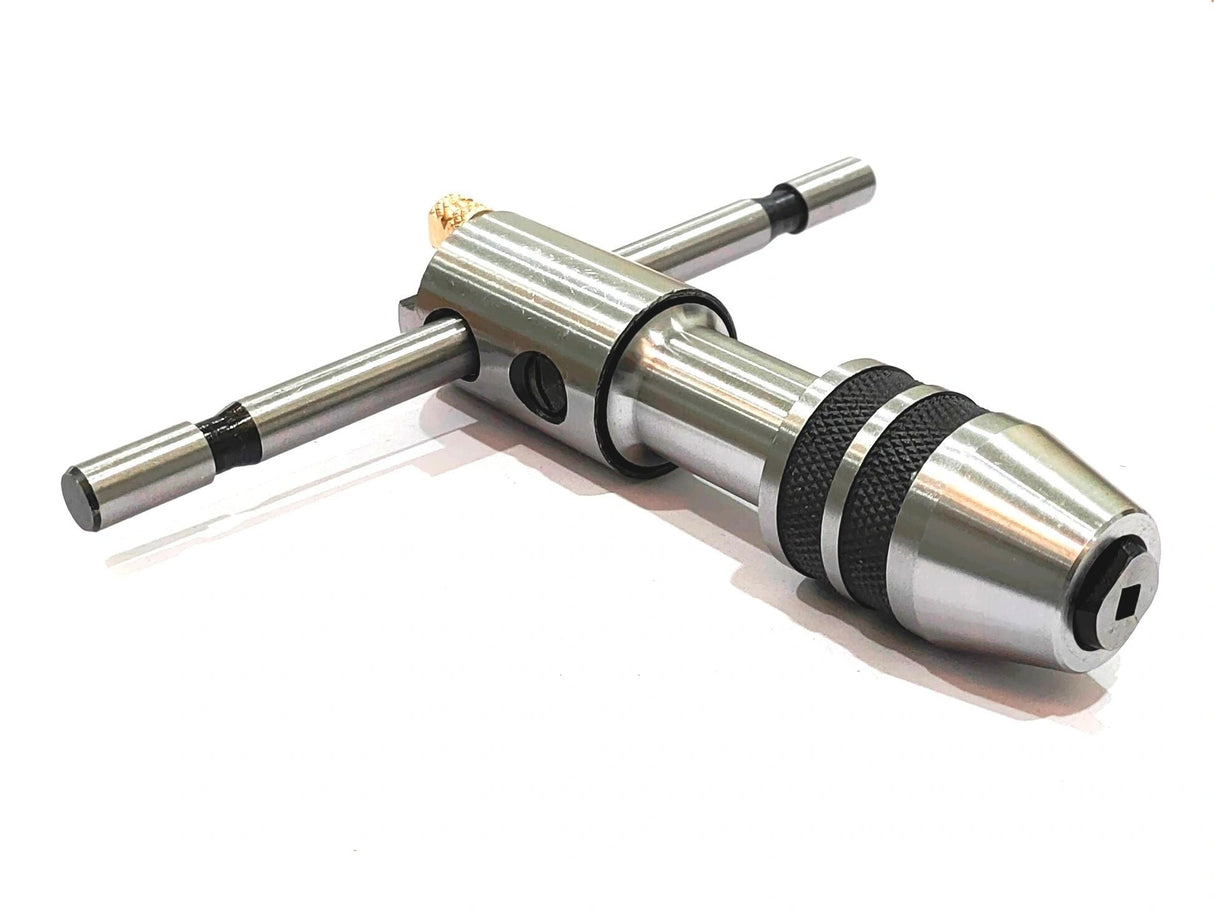 T-handle ratcheting tap wrench tool