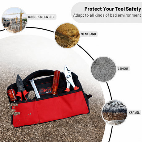 13" Tool bag 6 outer pockets