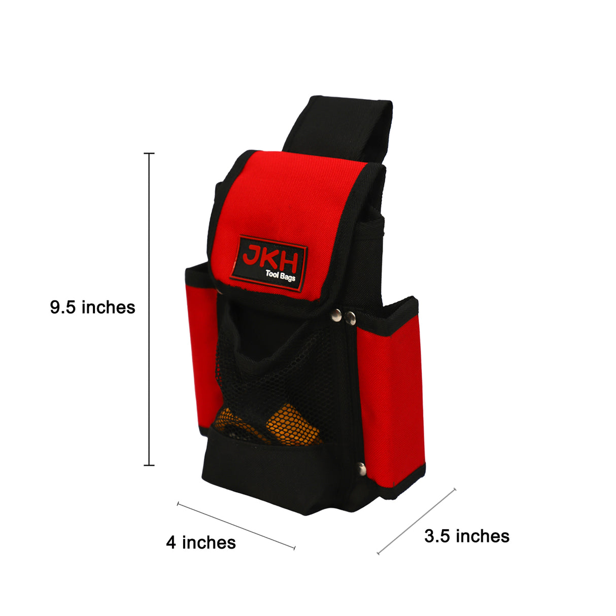 Multiple tool storage belt 4 pockets