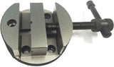 Buyohlic Round Vise Vice for 3" & 4" Rotary Table + 3 Fixing Tee Nut-Milling Tool