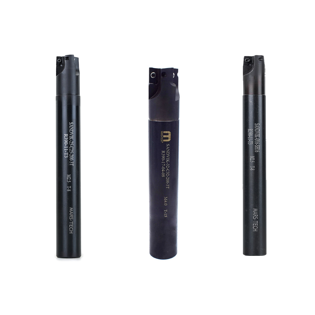 Three black spray cans with visible branding