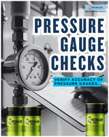 Advertisement for pressure gauge checks