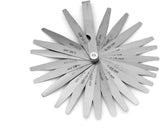 Metal feeler gauge measurement tool