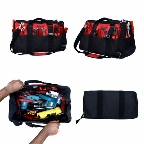 18" Tool bag with strap 18 pockets