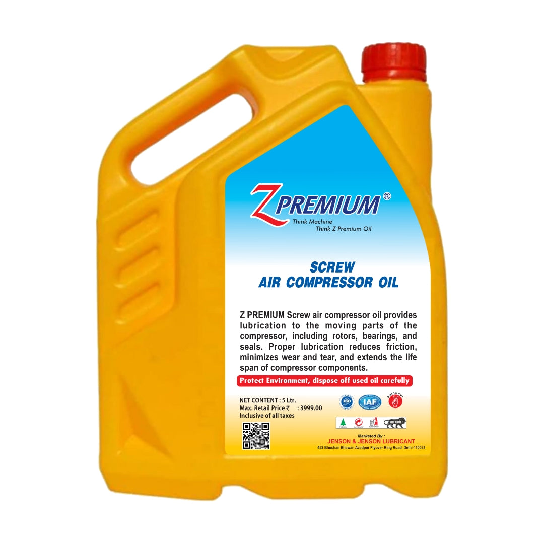Yellow Z Premium screw air compressor oil container