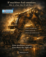 Z Premium machine oil poster