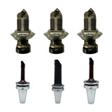 Set of five metal drill bits 