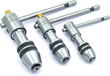 Buyohlic Set of 3 Reversible Ratchet Adjustable Tap Wrench with Plastic Case