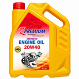 Z Premium 20W40 synthetic engine oil 5 liter yellow jerrycan