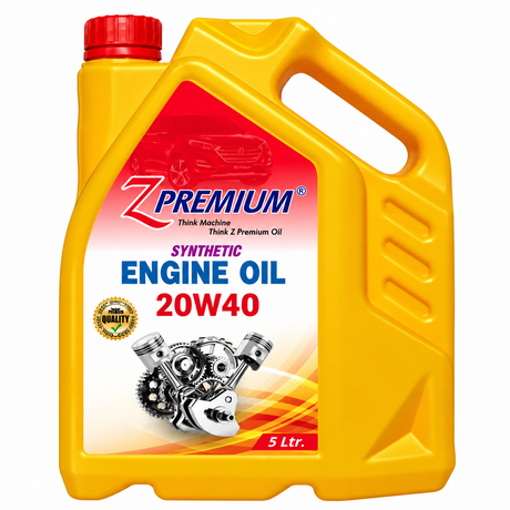 Z Premium 20W40 synthetic engine oil 5 liter yellow jerrycan