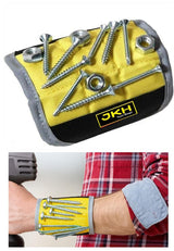 Yellow wrist support with screws