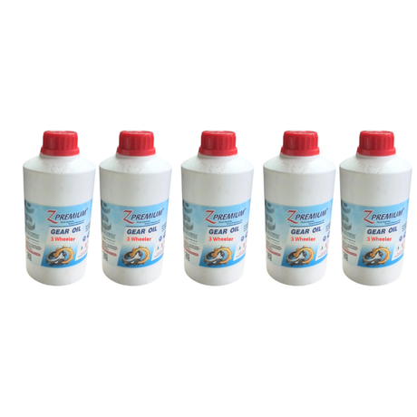 Five bottles of Z Premium Gear Oil 