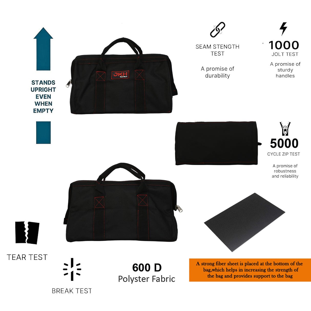 13" Tool Bag without pocket
