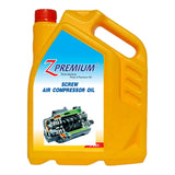 Yellow container of Z Premium screw air compressor oil