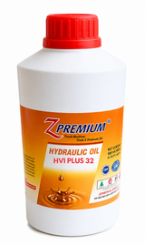 Bottle of Z Premium hydraulic oil