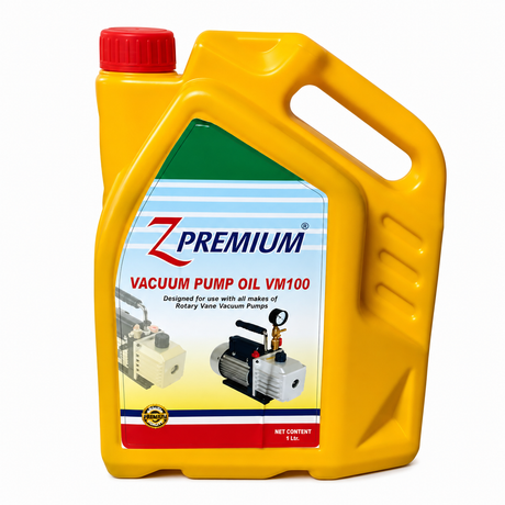 Z Premium VM100 vacuum pump oil yellow bottle