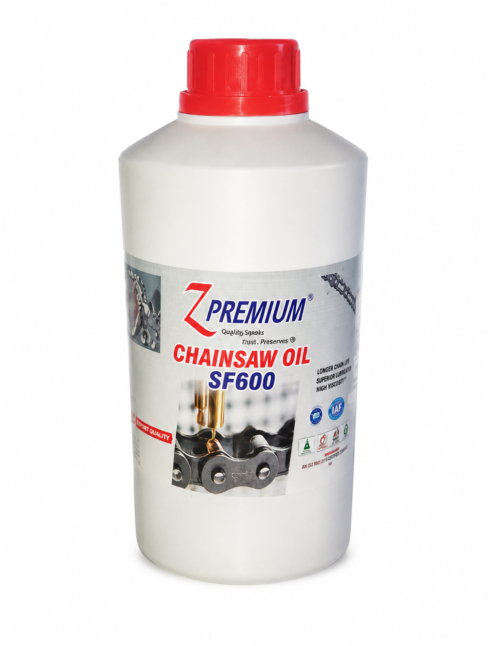 Z Premium SF600 chainsaw oil white bottle