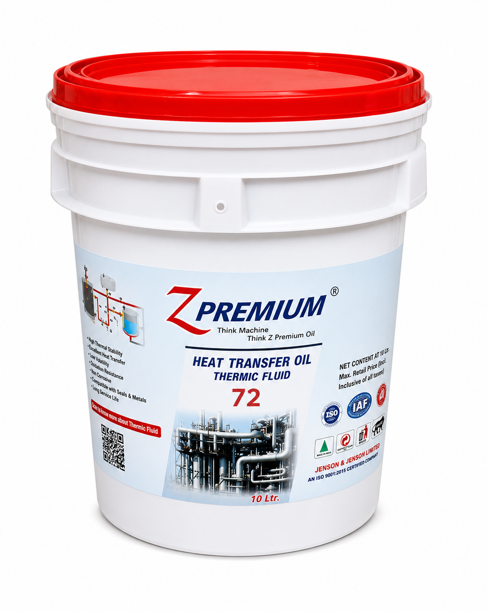 Bucket of Z Premium thermic fluid