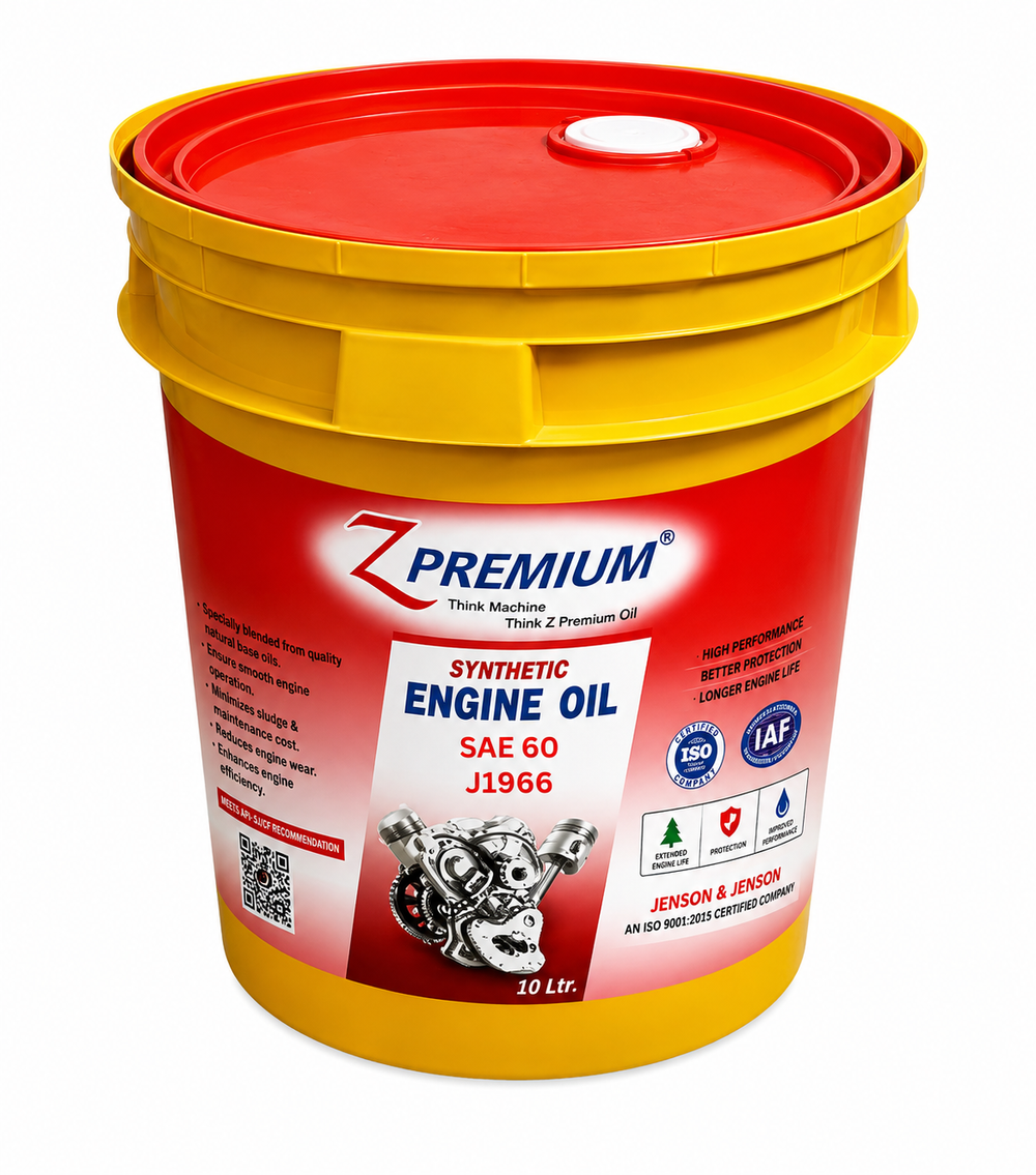 Z Premium synthetic engine oil SAE 60 J1966 bucket