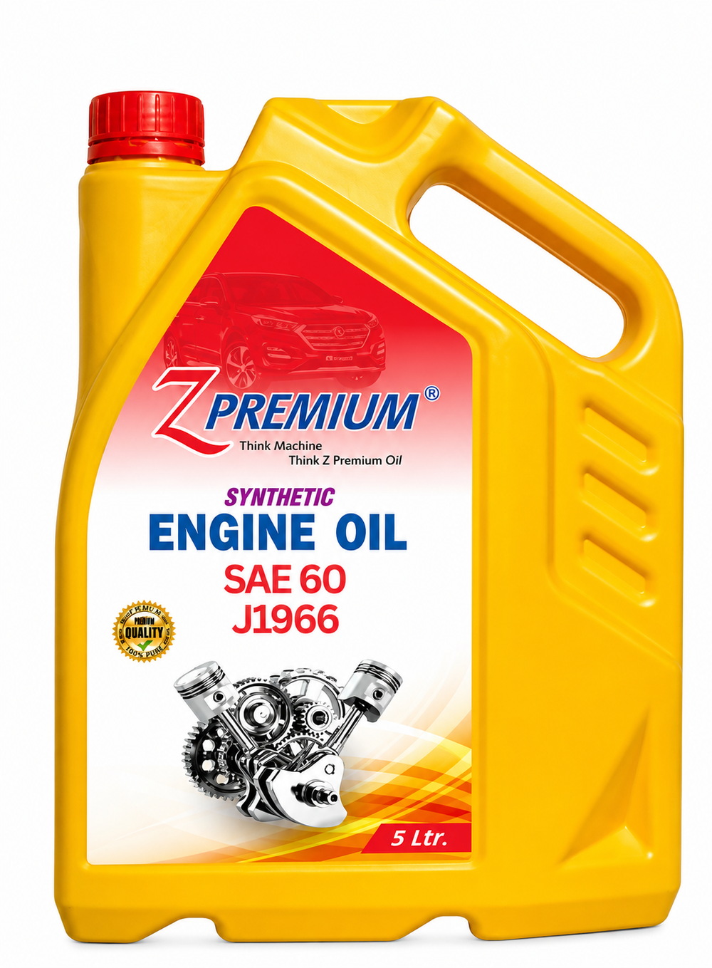Z Premium synthetic engine oil SAE 60 J1966 5L jug