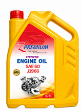 Z Premium synthetic engine oil SAE 60 J1966 5L jug