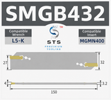  Diagram for a SMGB432 precision tool insert,