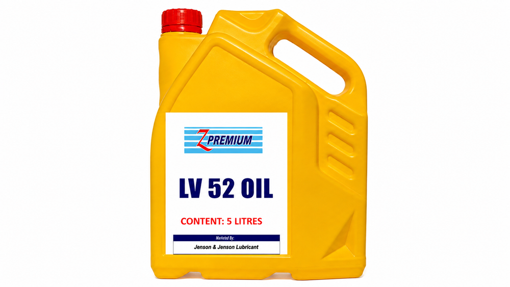 Yellow LV52 oil jug