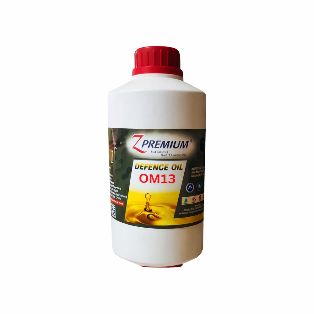 Bottle of Z Premium Defence Oil OM13 